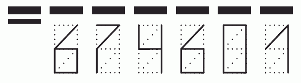 Пример заполнения индекса 674601