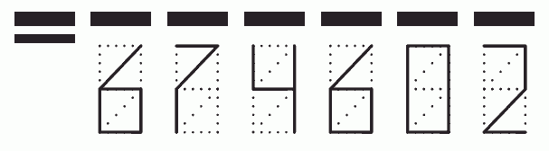 Пример заполнения индекса 674602