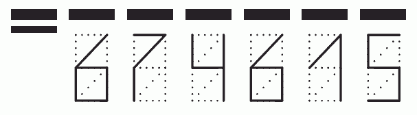 Пример заполнения индекса 674615