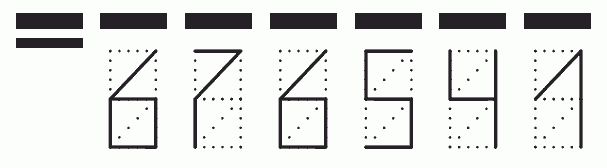 Пример заполнения индекса 676541