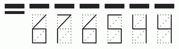 Пример заполнения индекса 676544