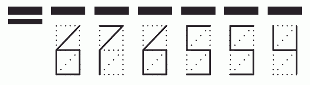 Пример заполнения индекса 676554