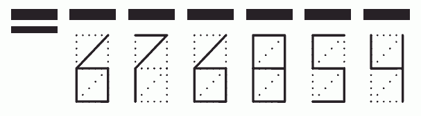 Пример заполнения индекса 676854