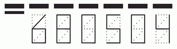 Пример заполнения индекса 680504