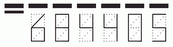 Пример заполнения индекса 684405