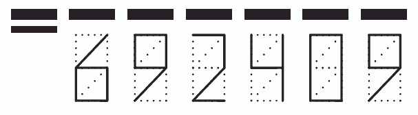 Пример заполнения индекса 692409