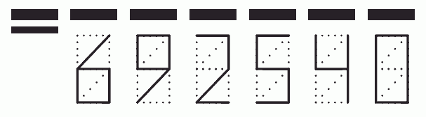 Пример заполнения индекса 692540