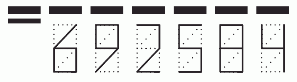 Пример заполнения индекса 692584