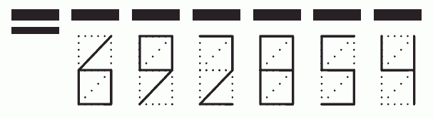 Пример заполнения индекса 692854