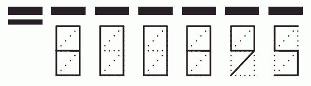 Пример заполнения индекса 800895