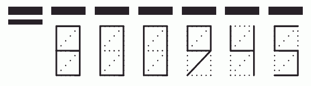 Пример заполнения индекса 800945