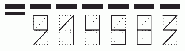 Пример заполнения индекса 914583