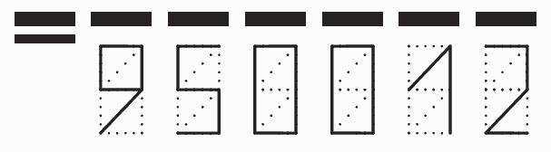 Пример заполнения индекса 950012